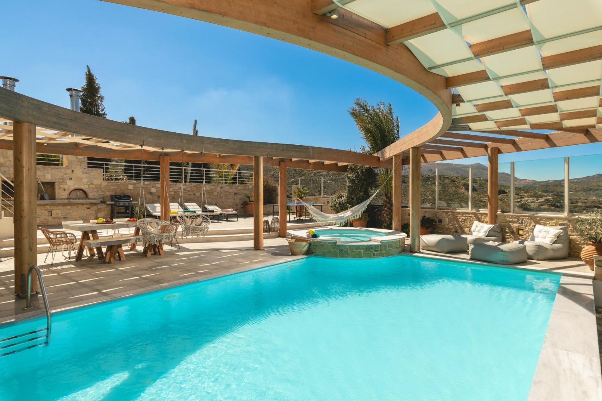 Minimalist Mediterranean Blue Key Villa With Sea View & Infinity Heated Pool Agia Pelagia  Exterior foto