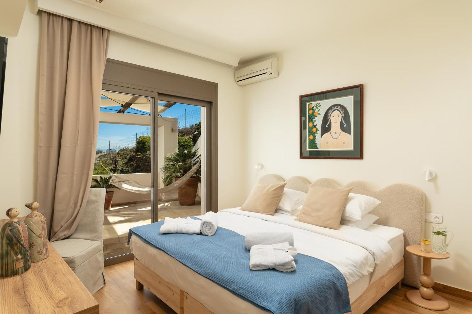 Minimalist Mediterranean Blue Key Villa With Sea View & Infinity Heated Pool Agia Pelagia  Exterior foto